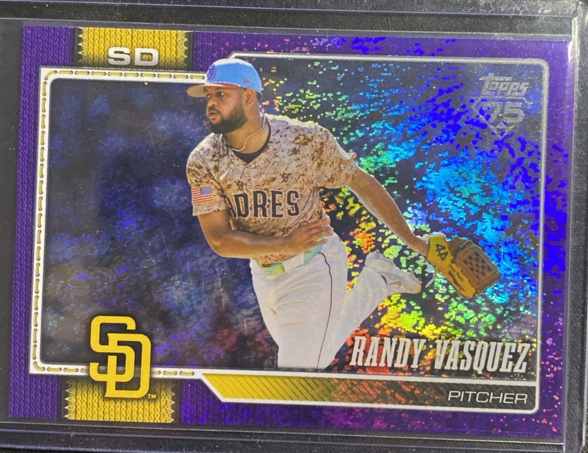 2026 Topps Series 2 Randy Vasquez Purple Holo Foil Parallel /250 SD Padres