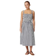 AMAZON ESSENTIALS X SOFIA GRAINGE MOMMY ME DRESSES 2XL - NAVY GINGHAM