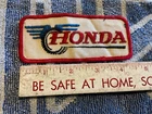 Vintage HONDA RACING Automobile Car Company Logo Embroidered Sew-On Patch