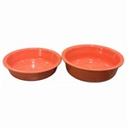 Fiesta Ware Poppy Nesting Bowls Cereal + HLC Homer Laughlin Fiestaware