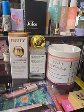 Aminnah Rose Quartz Sugar Scrub Bright Citrus Rose & Truly Vanilla Baby Body Oil