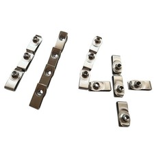 1/4"-20 Long Stainless Steel U -Style Clip-On Nut,U-Type Fasteners Pack of 25