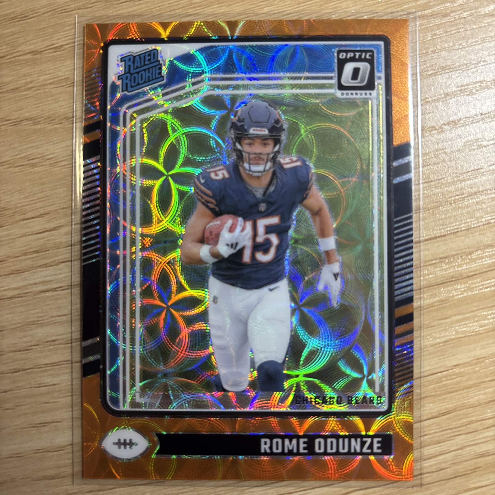 2024 Donruss Optic - Rome Odunze #286 Orange Scope Prizm /79 (RC)