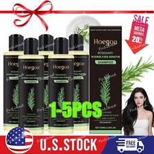 1-5PACK Organic Rosemary Hair Growth Shampoo for Women and Men-Natural Thicke...
