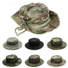 Outdoor Bucket Hat Wide Brim Boonie Fishing Hunting Camping Sun Cap