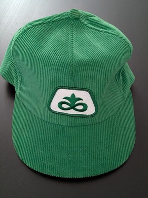 Vtg Pioneer Seeds Agriculture Corduroy Trucker Snapback Hat K-Products USA Iowa