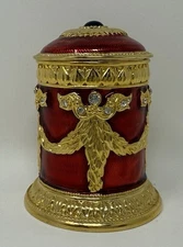 Edgar Berebi The Hermitage Box Trinket Jewelry Ring Holder Limited Edition 2.5”