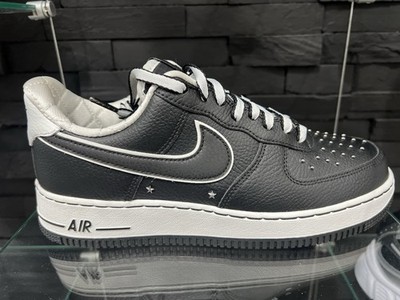 IM6643*010 Nike Air Force 1 Low '07 Premium Black White Metallic Dark Grey