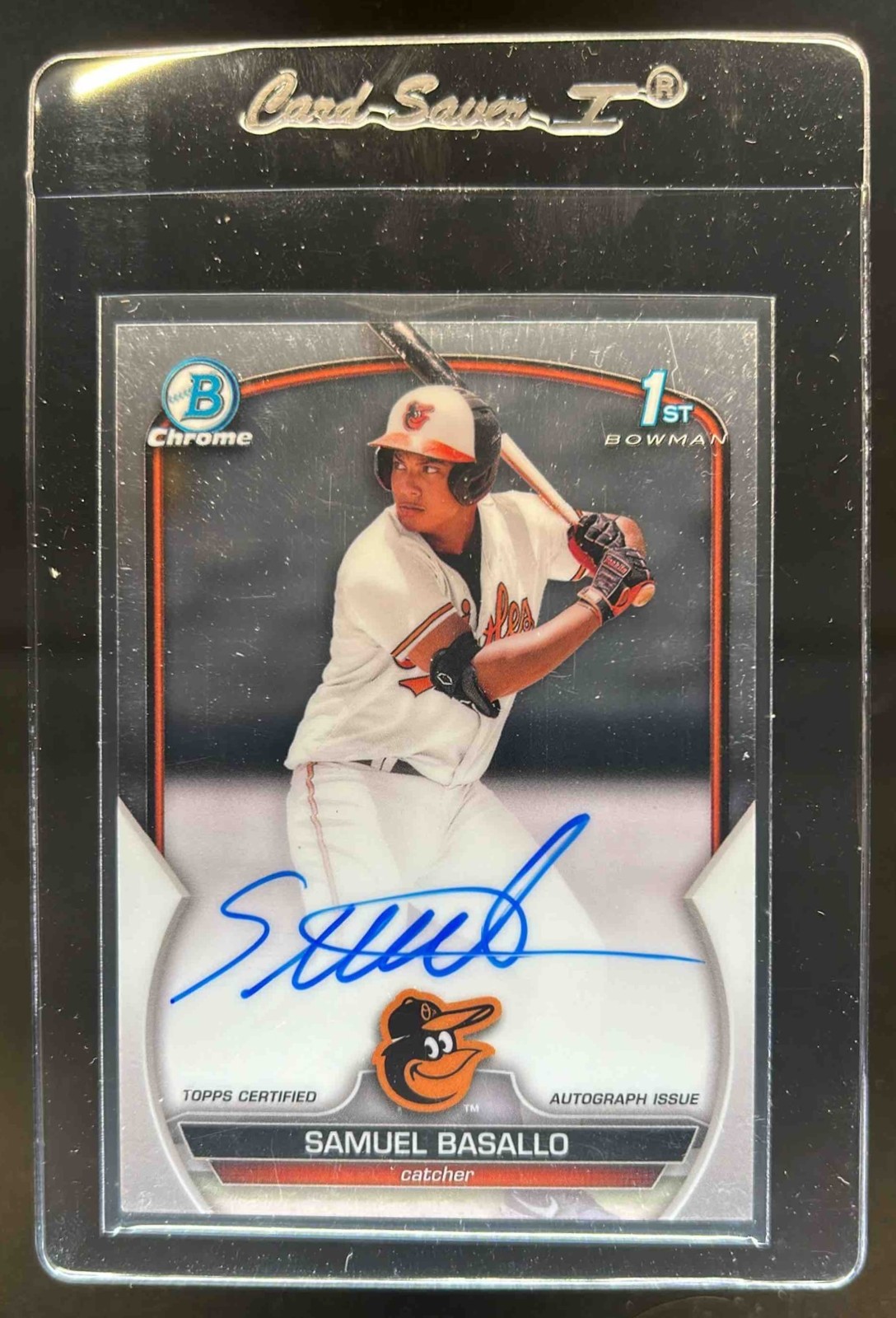 2023 Bowman Chrome Samuel Basallo Auto 1st #CPA-SB Orioles