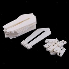 10Pcs Plastic Easels Photo Stand Plate for Weddings, Home