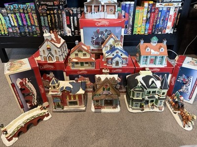 Lemax Christmas Village CARDINAL CAFE bird Light-Up x10 LOT!! MAKE OFFER!!!