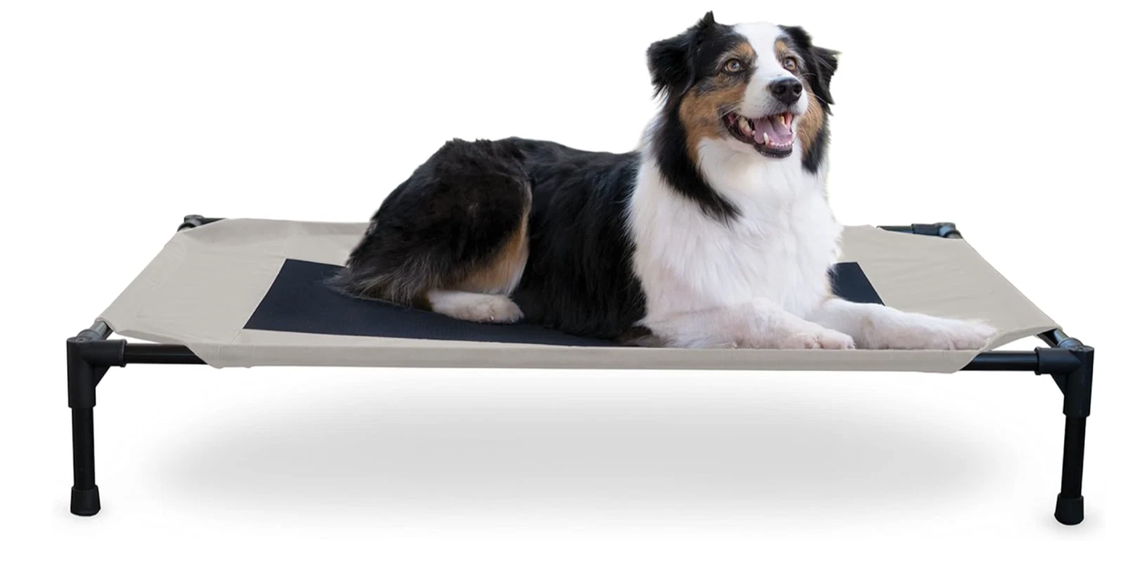 K&H Original Pet Cot Large Taupe Elevated Dog Bed Indoor Outdoor 200lb