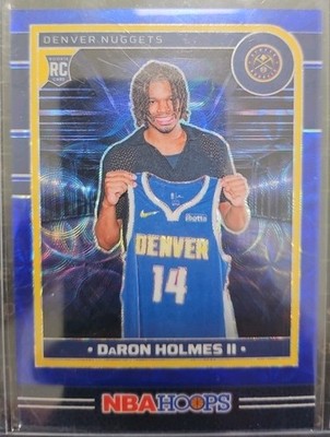 2024-25 Panini Nba Hoops - Rookies DaRon Holmes #252 Blue Scope /99 (RC)