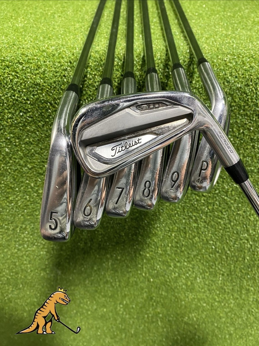 2019 Titleist T100 Iron Set 4-PW Project X 6.5 Extra Stiff Steel