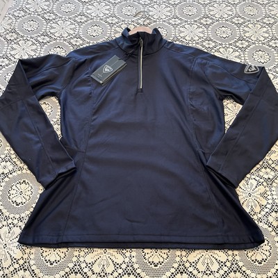 ROSSIGNOL CLASSIQUE 1/2 ZIP BASELAYER WOMEN'S NAVY ECLIPSE XLG BRAND NEW JACKET