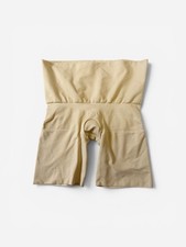 Assets by Spanx Shaping Mid Thigh Short Shapewear 10125 Beige Size Large New