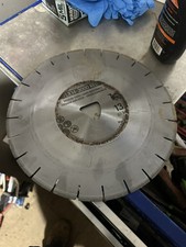 Husqvarna Flx14-3000 Diamond Saw Blade Demolition 13.5 Diameter  Used