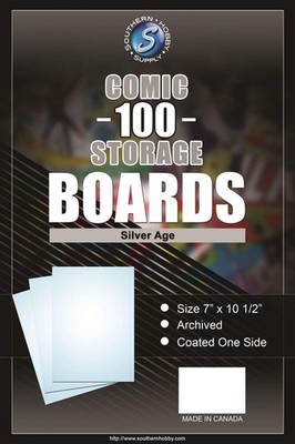 Backing Boards Silver 100-Count Packaged