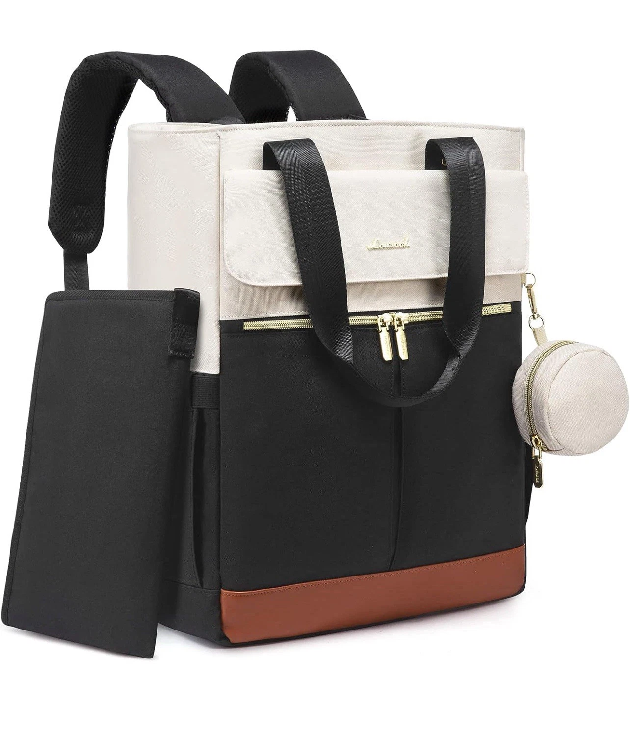 New LOVEVOOK Diaper Bag Backpack with Waterproof Changing Pad & Pacifier Holder