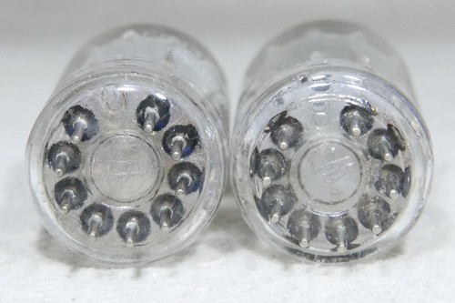 Matched Pair Mullard 12AX7/ECC83 Long Plate Dual Post O-Getter 1959 UK Strong - Bild 13 von 16