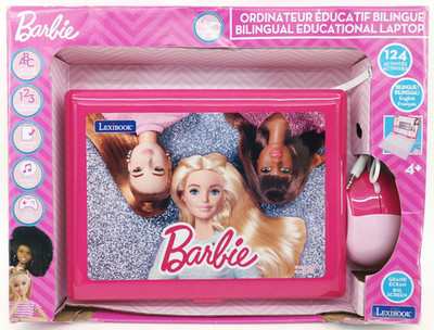 Lexibook Barbie Lerncomputer Laptop Französisch/Englisch 124 Aktivitäten B-Ware