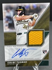 COLBY THOMAS 2026 Topps Series 1-ROOKIE PATCH AUTO #MLMA-COL
