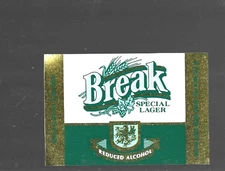 Break Special Lager Label - PENNSYVLANIA