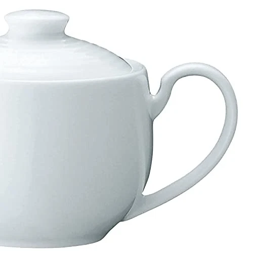 Tetera de porcelana fina Noritake 450cc blanco ártico apta para microondas y ...