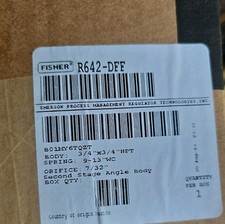 Emerson Fisher R642-DFF Lp-Gas Equipment 2nd Stage Regulator 9-13" WC 3/4" NPT