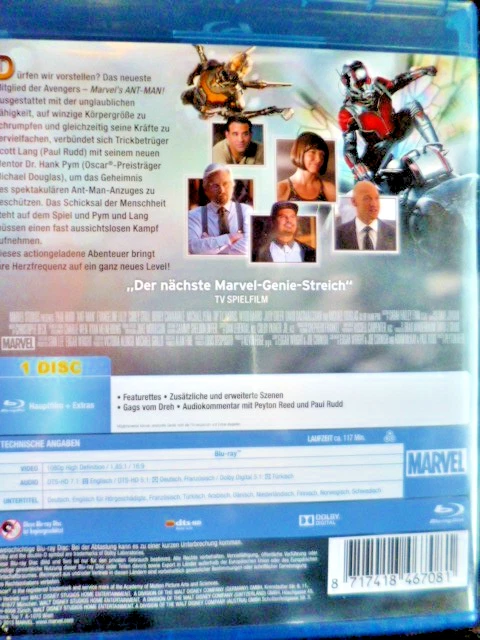 Ant Man     (Blu-ray)        NEUWERTIG - Bild 2 von 4