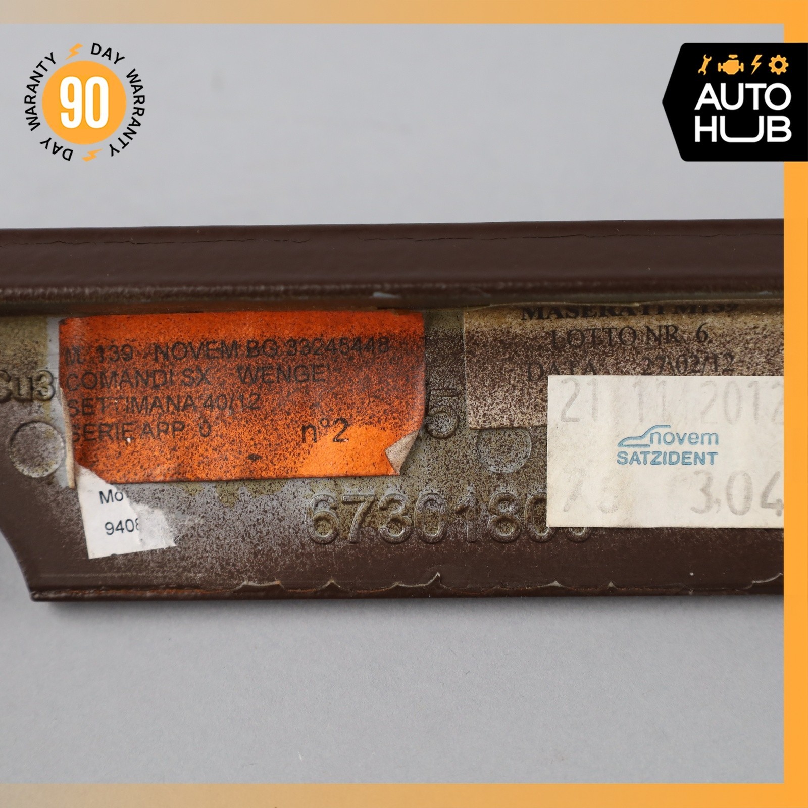 09-13 Maserati Quattroporte M139 Dashboard Dash Left Side Trim Panel OEM 51k
