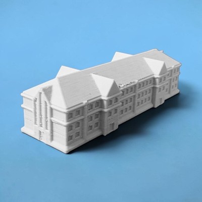 Hafengebäude / Speicher im Maßstab 1:1250 B-Ware