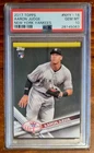 2017 TOPPS AARON JUDGE SP RC YANKEES TEAM SET VARIATION #NYY-16 PSA 10 GEM MINT
