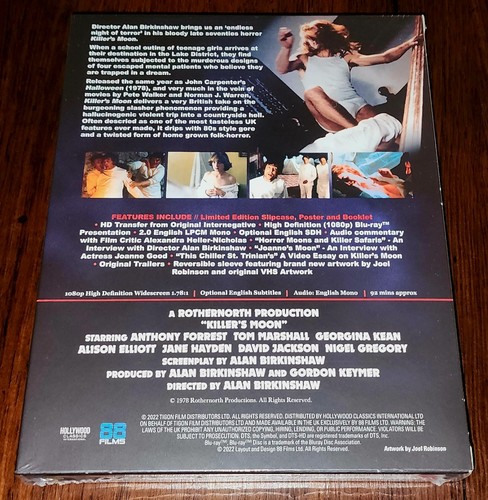 Killer's Moon (1978) Blu Ray NEW Region B 88films w/OOP Slipcase British Slasher - Picture 2 of 2