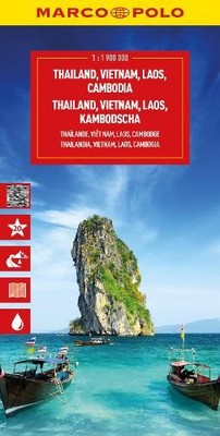 Thailand, Vietnam, Laos, Cambodia Marco Polo Map (Map)