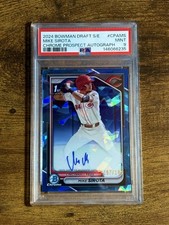 2024 1st Bowman Draft Sapphire /199 Mike Sirota /199 Auto PSA 9