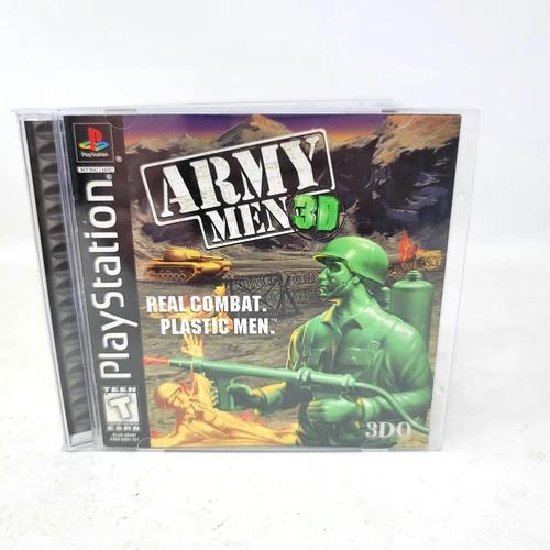 Army Men 3D PS1 (Sony PlayStation 1) CIB Complete Tested Working