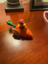 Gobo Fraggle Rock McDonalds Carrot Racer Toy 1988 Vintage Happy Meal Carrot Car