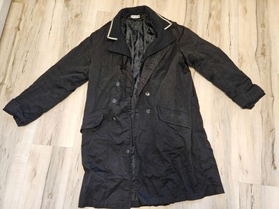 Stone Island Raso Gommato Mantel Parka Gr. XXL Herren Schwarz