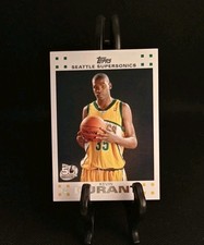 ? ? 2007 Topps Basketball Kevin Durant Rookie Card (White Variant #2 of 14). rookie card picture