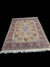 MINT AUTHENTIC AMERICAN KARASTAN HUNTING PATTERN # 723 RUG ART CARPET 5’9” X 9’