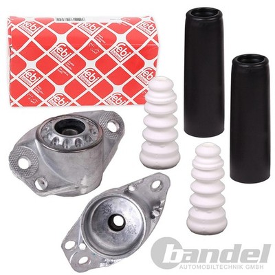2x FEBI DOMLAGER+PROTECTION KIT HINTEN für VW GOLF 4 POLO 9N 6R SKODA FAB