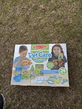 Melissa Doug Pet Care Play Set Feeding and Grooming