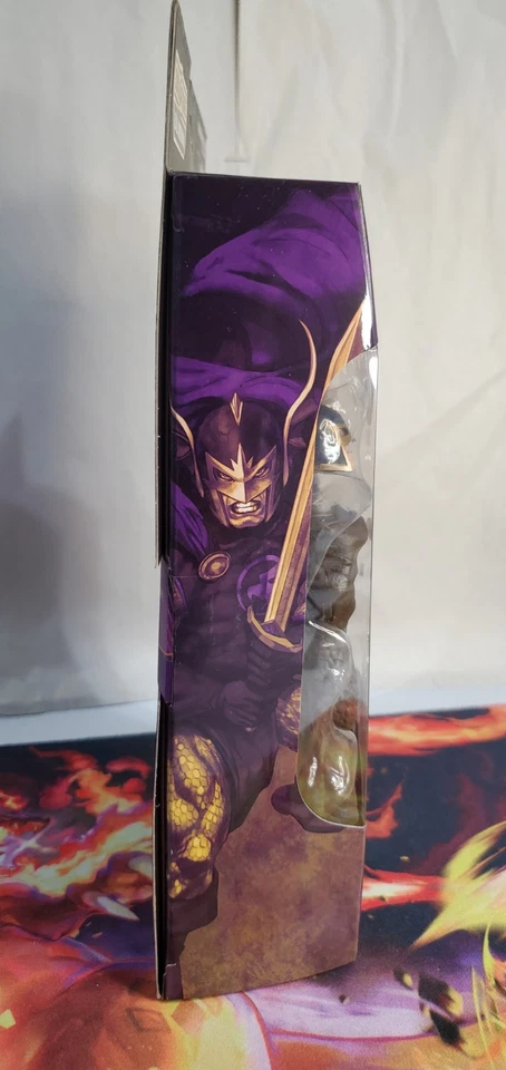 "Figura de 6"" Marvel Legends Avengers Marvel's Black Knight Cull Obsidian BAF 2018" Foto 3 de 4