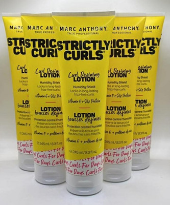 5PK Marc Anthony Strictly Curls Defining Lotion ~ 8.3 FL OZ EA ~ Humidity Shield