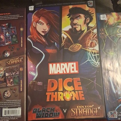 COMPLETE Marvel Dice Throne: BLACK WIDOW vs DOCTOR STRANGE