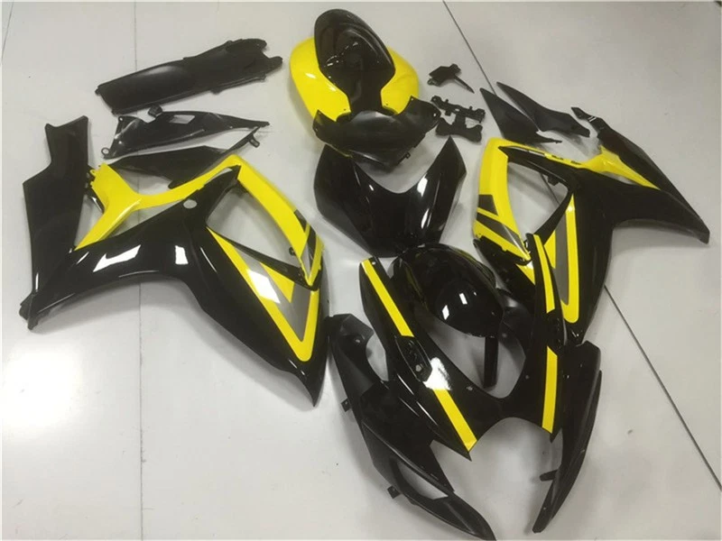 Kit de carenado de inyección amarillo para carrocería Suzuki GSXR600 GSXR750 2006 2007 K6 Foto 2 de 4
