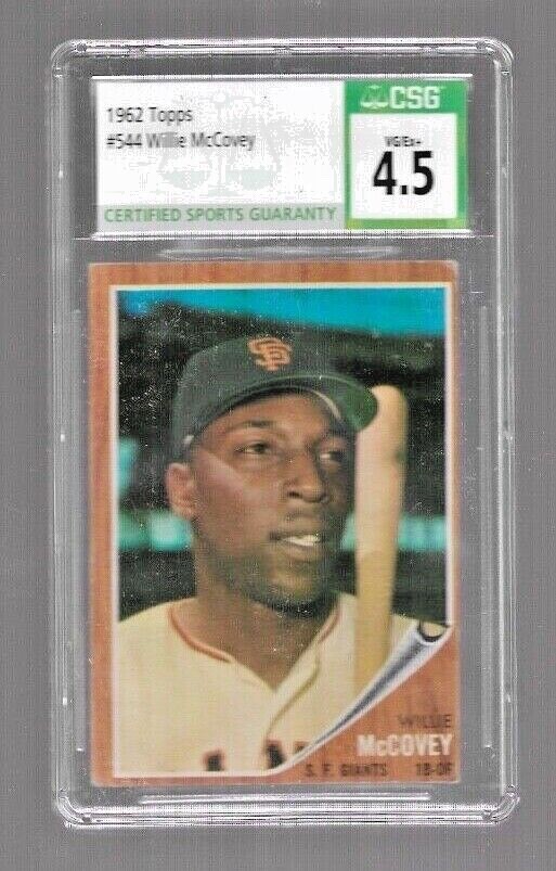 1962 Topps Willie McCovey #544 Baseball Card High Number