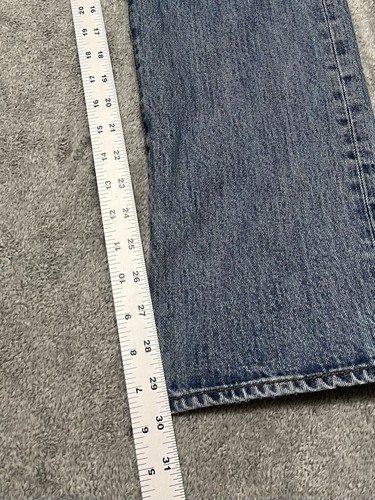 Levis 501 Jeans Mens 35x32 Fits 33x30 Button Fly Original R Tag Only WPL423 READ - Picture 4 of 8