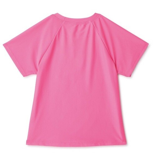 Wonder Nation Short Sleeve Girls Rash Guard Swim Top XS 4-5 New with Tags Pink - Picture 2 of 8